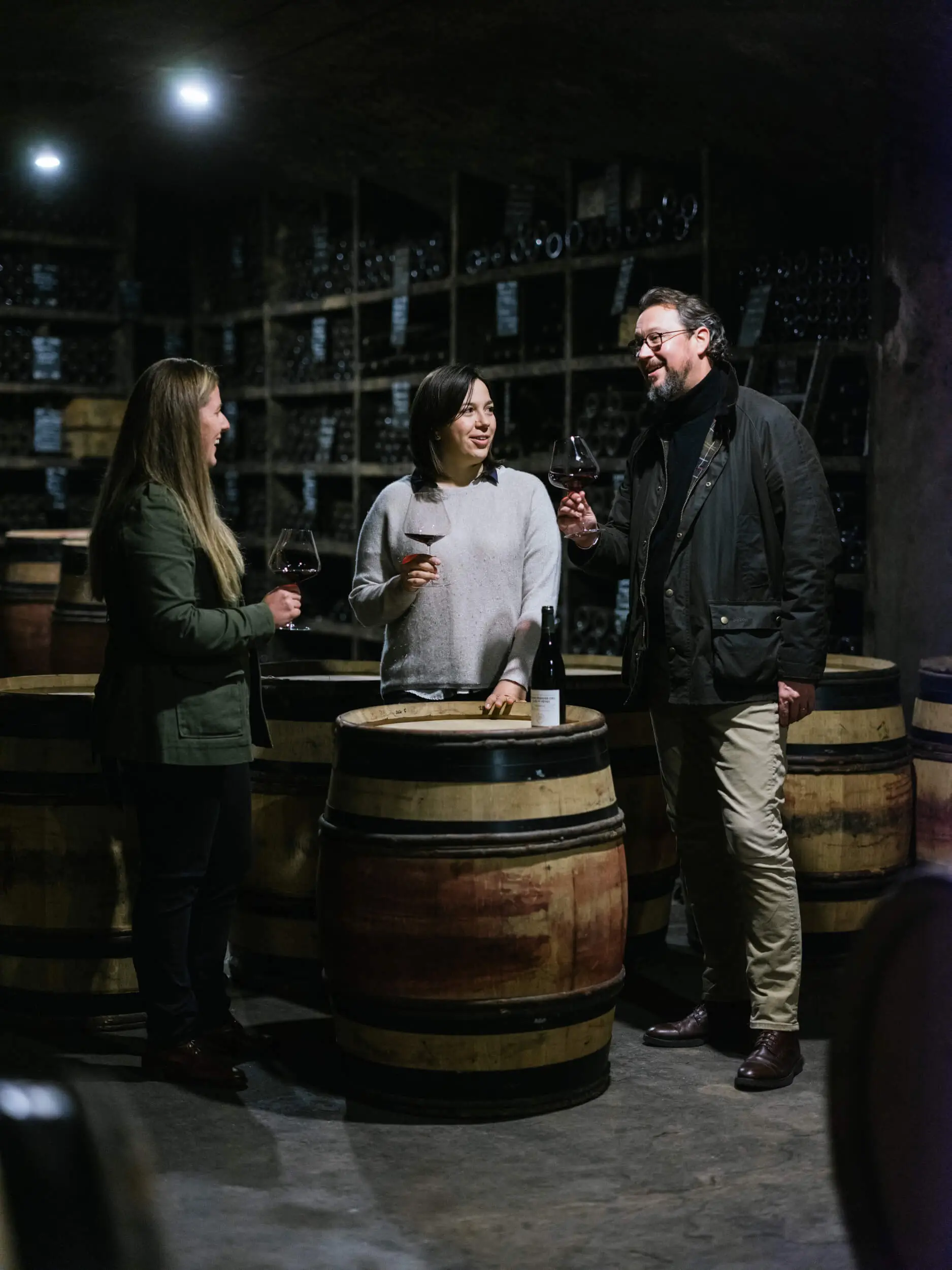 l'équipe du Domaine Chanson - Lucy Auger - Justine Savoye - Vincent Avenel